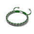 Laubfrosch-Glieder | Mini-Kismet-Armband | Grün x Silber